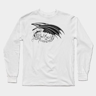 Stylized Dragon Long Sleeve T-Shirt